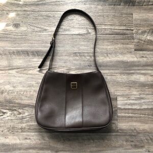 Vintage ESPRIT ~ Shoulder Style Purse  Brown Faux Leather 12x10x3